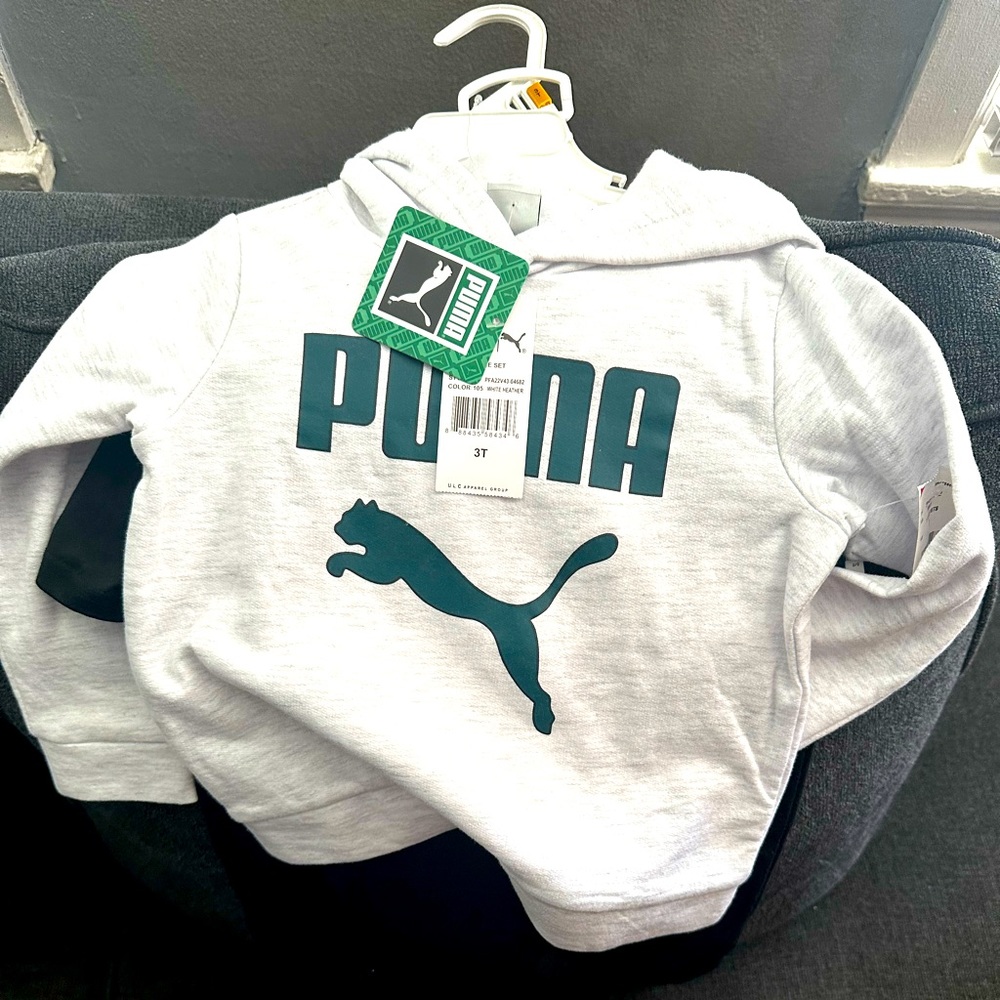 Puma Sweatsuit 3 Piece Toddler 3T